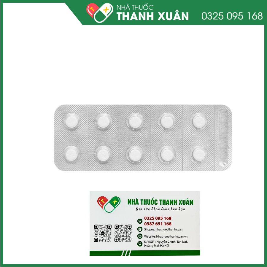 Nicomen 5 mg điều trị đau thắt ngực